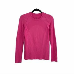 Champion Hot Pink Long Sleeve Workout Top